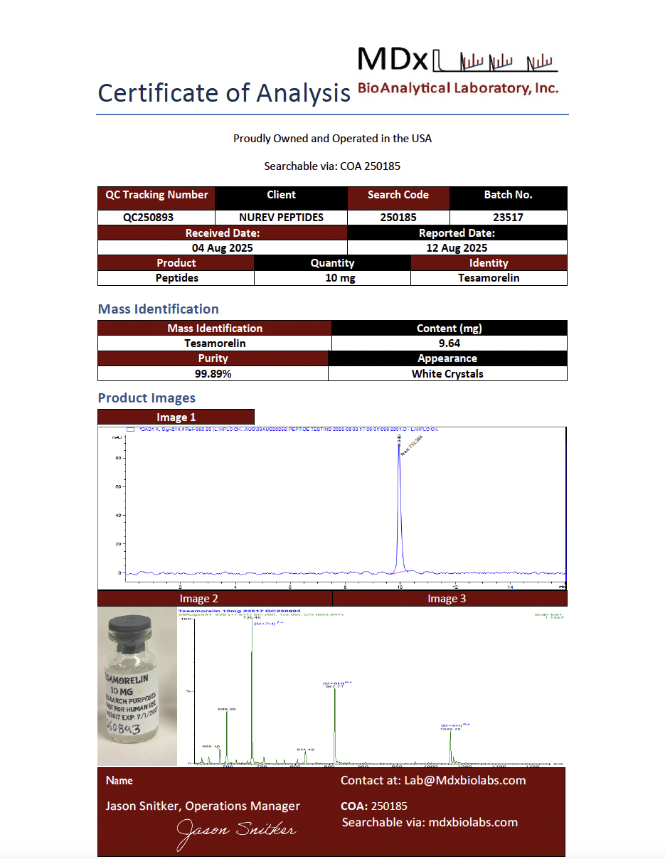TESAMORELIN 10mg - Image 2
